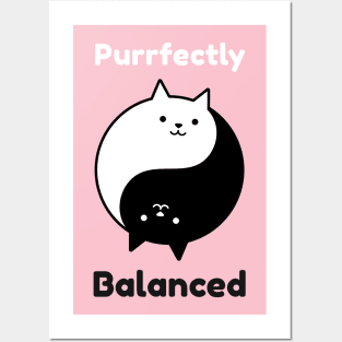 Purrfectly Balanced Posters and Art